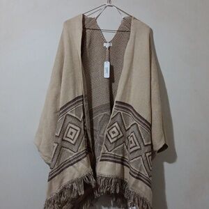 C tan colored shaw one size fits most